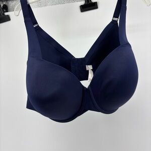Cacique navy Blue lightly lined balconette Women's Bra